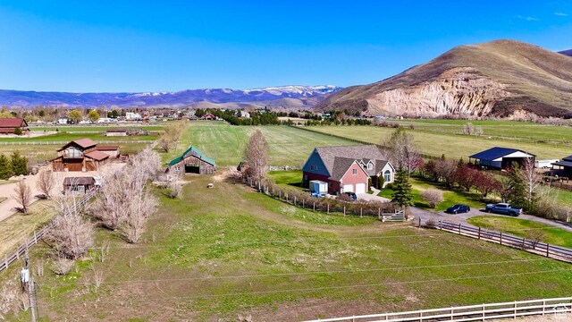 3193 S Southfield Rd W, Daniel, UT 84032 - drone / aerial view featuring a mountain view and a rural view