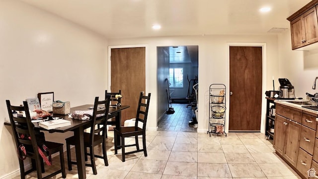 3193 S Southfield Rd W, Daniel, UT 84032 - dining space featuring baseboards and recessed lighting