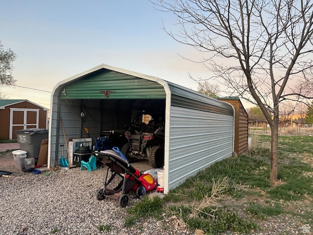 80 N 100 W, Redmond, UT 84652 - view of shed featuring a detached carport