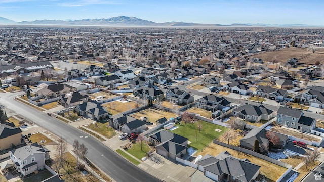 956 S 1525 W, Syracuse, UT 84075 - drone / aerial view with a mountain view and a residential view