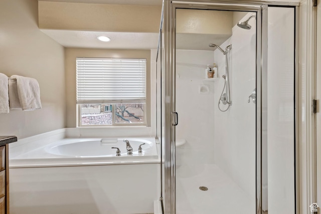 956 S 1525 W, Syracuse, UT 84075 - bathroom with a shower stall, a garden tub, and vanity
