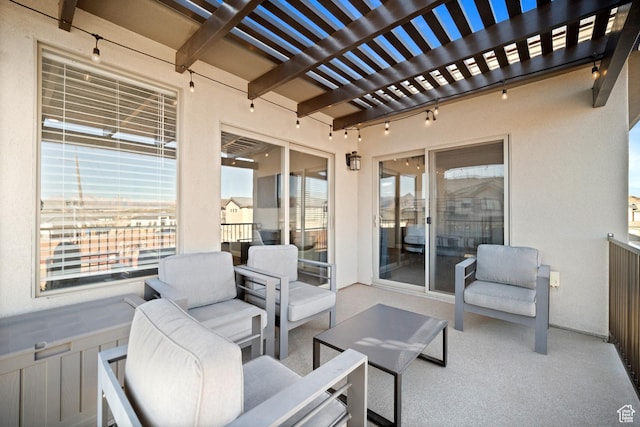 238 N 2020 W # 69, Hurricane, UT 84737 - view of patio featuring an outdoor living space and a pergola