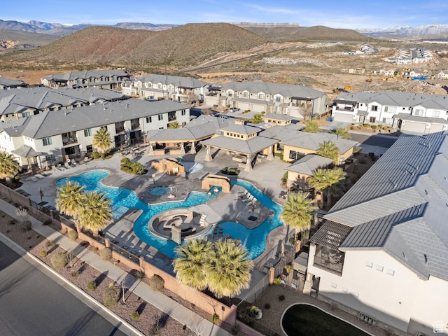 238 N 2020 W # 69, Hurricane, UT 84737 - birds eye view of property with a mountain view and a residential view