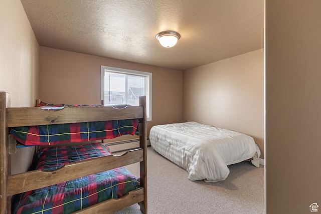 155 S Last Chance Dr, Laketown, UT 84038 - carpeted bedroom with a baseboard heating unit and a textured ceiling