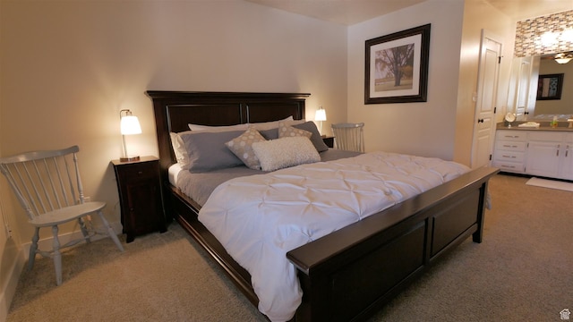 3615 N Wolf Lodge Dr Unit 211, Eden, UT 84310 - bedroom featuring ensuite bath and carpet flooring