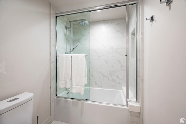6633 Golden Bear Loop W, Park City, UT 84098 - bathroom featuring bath / shower combo with glass door and toilet
