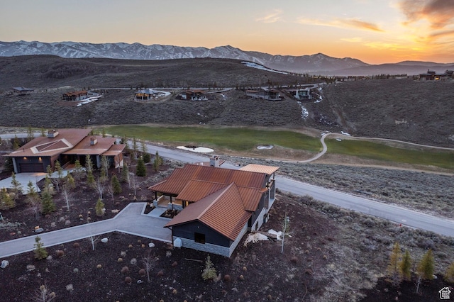 6633 Golden Bear Loop W, Park City, UT 84098 - birds eye view of property with a mountain view