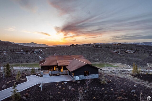 6633 Golden Bear Loop W, Park City, UT 84098 - birds eye view of property featuring a mountain view