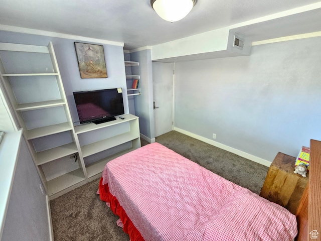 3500 W 6875 S, West Jordan, UT 84084 - bedroom with dark carpet, baseboards, and a closet