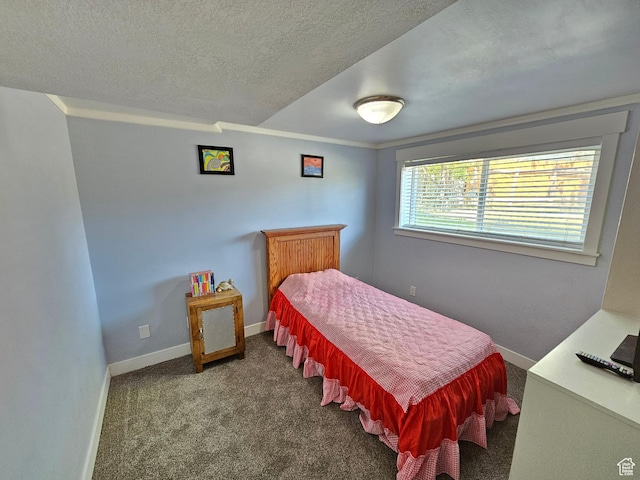 3500 W 6875 S, West Jordan, UT 84084 - carpeted bedroom featuring a textured ceiling and baseboards