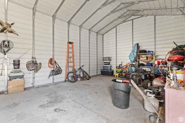 4710 W 2200 N, Plain City, UT 84404 - garage featuring metal wall
