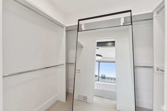 3595 Ridgeline Dr, Park City, UT 84098 - walk in closet with visible vents and light colored carpet