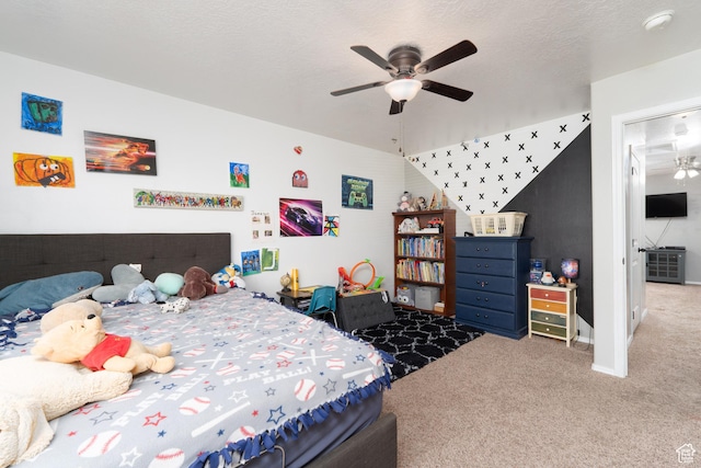 583 E 2680 S, Vernal, UT 84078 - carpeted bedroom featuring ceiling fan