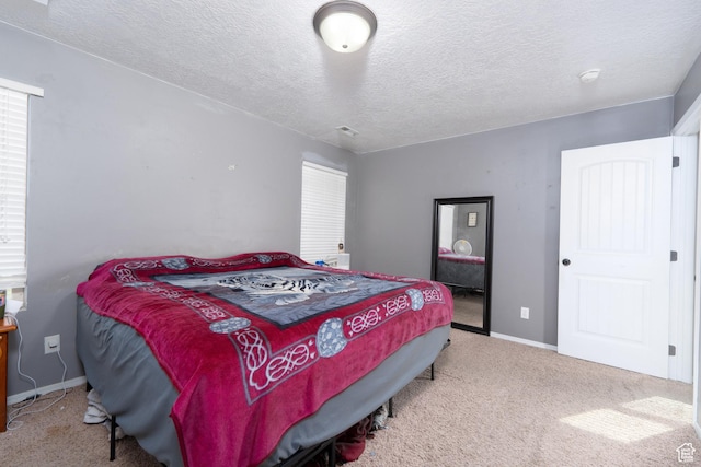 583 E 2680 S, Vernal, UT 84078 - carpeted bedroom with visible vents, baseboards, and a textured ceiling