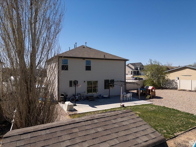 583 E 2680 S, Vernal, UT 84078 - back of property featuring a patio area and fence