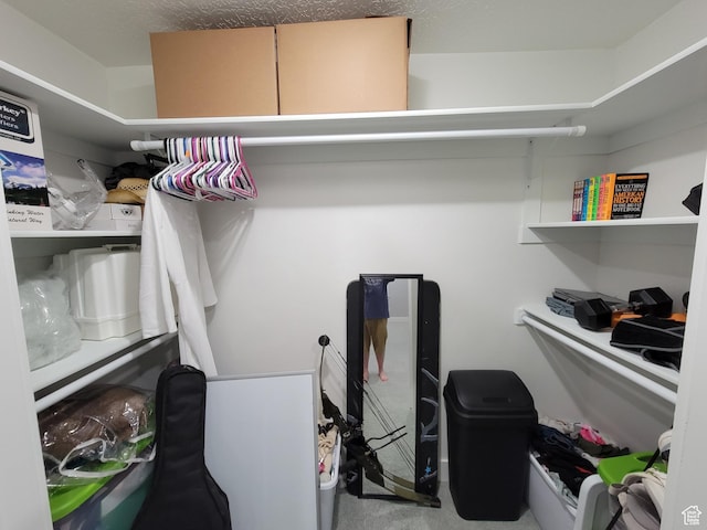 view of storage room