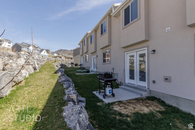 790 E Ruby Dr, Morgan, UT 84050 - view of yard with a residential view, a patio, and entry steps