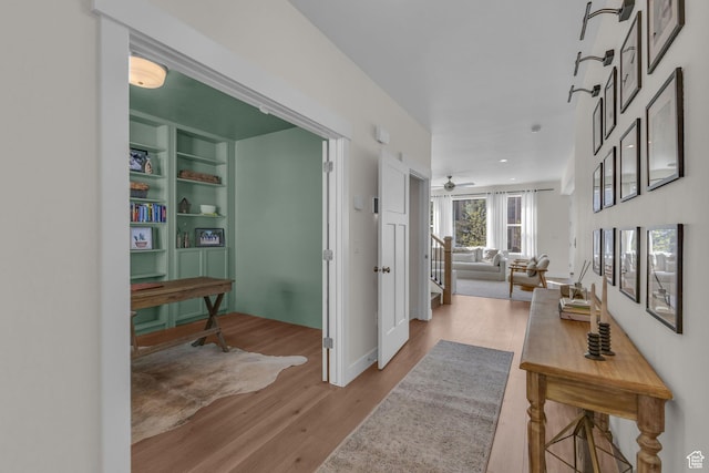 1958 E Janet Kay Ln, Holladay, UT 84121 - corridor featuring wood finished floors
