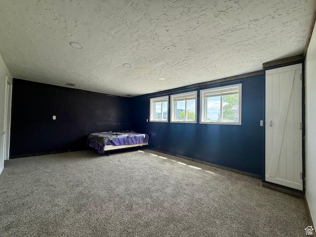 130 S 500 W, Roosevelt, UT 84066 - unfurnished bedroom with a textured ceiling and carpet floors