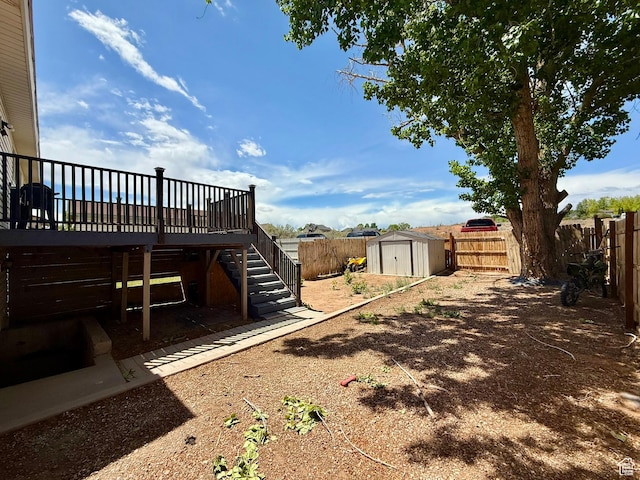 130 S 500 W, Roosevelt, UT 84066 - fenced backyard with stairway and a deck