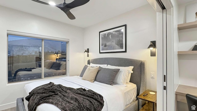 3000 Canyons Resort Dr Unit 4600, Park City, UT 84098 - bedroom with ceiling fan