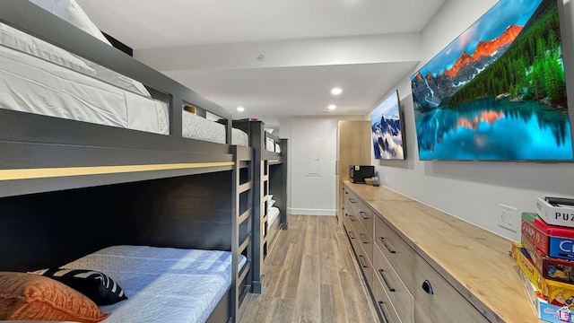 3000 Canyons Resort Dr Unit 4600, Park City, UT 84098 - bedroom featuring light wood-style flooring and recessed lighting