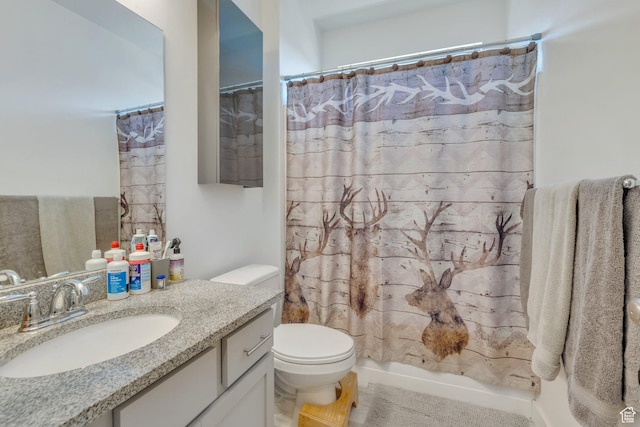 42 S 1060 W, Spanish Fork, UT 84660 - bathroom featuring a shower with shower curtain, vanity, and toilet