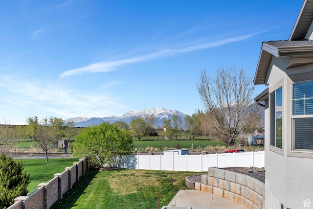 42 S 1060 W, Spanish Fork, UT 84660 - view of yard with a mountain view and a fenced backyard