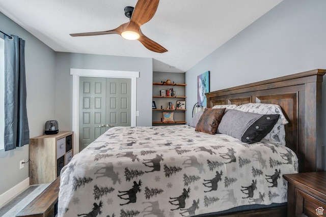 42 S 1060 W, Spanish Fork, UT 84660 - bedroom with a closet, ceiling fan, and baseboards