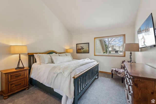 1450 Deer Valley Dr N, Park City, UT 84060 - carpeted bedroom featuring lofted ceiling
