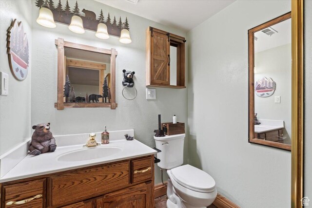 400 S 300 E, Pleasant Grove, UT 84062 - half bath with vanity, visible vents, and toilet