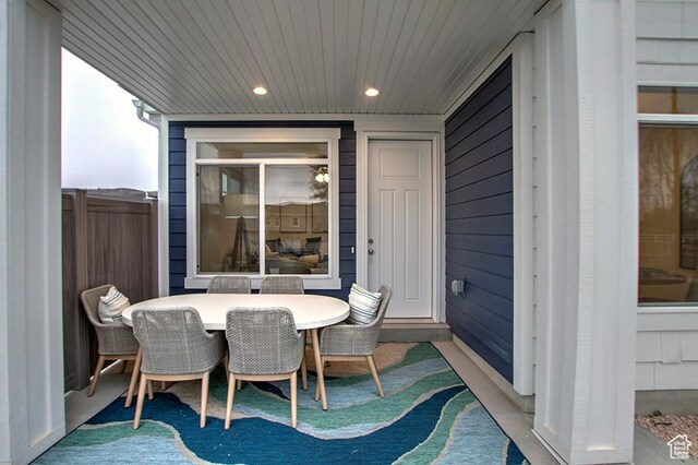 55 E Buttercup Ln Unit 42, Garden City, UT 84028 - view of patio with outdoor dining area