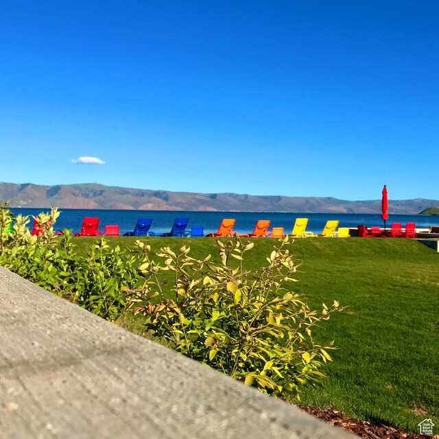 55 E Buttercup Ln Unit 42, Garden City, UT 84028 - property view of water featuring a mountain view