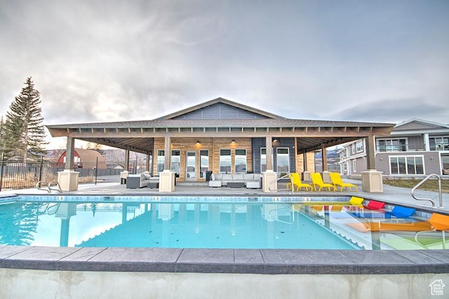 55 E Buttercup Ln Unit 42, Garden City, UT 84028 - pool with a water play area, a patio area, a water slide, and fence