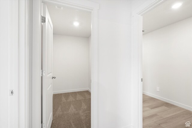 1345 N Harper Way Unit 0250, Tooele, UT 84074 - hall featuring recessed lighting and light wood-type flooring