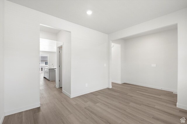 1345 N Harper Way Unit 0250, Tooele, UT 84074 - unfurnished room with light wood-type flooring and recessed lighting