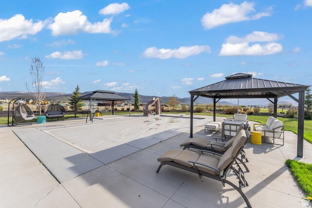 2154 E 1340 S, Heber City, UT 84032 - view of home's community with a gazebo and a patio