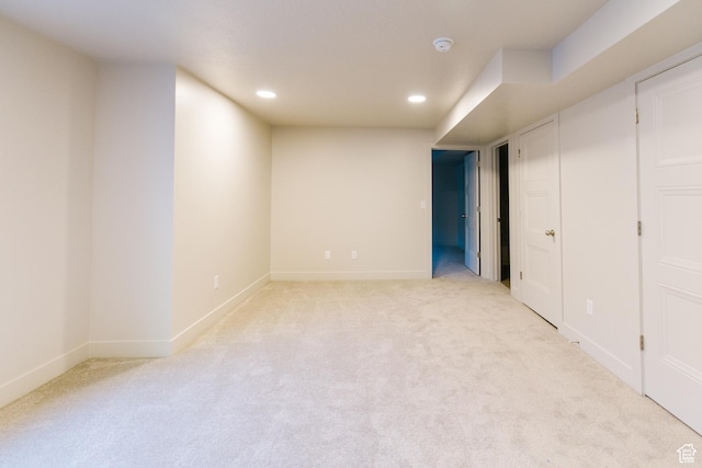 174 W Autumn Ln N Unit 138, Saratoga Springs, UT 84045 - finished basement featuring baseboards, recessed lighting, and light carpet