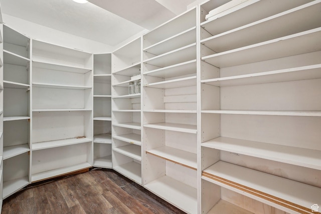 view of storage area