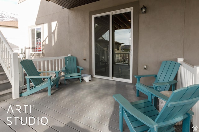 view of deck