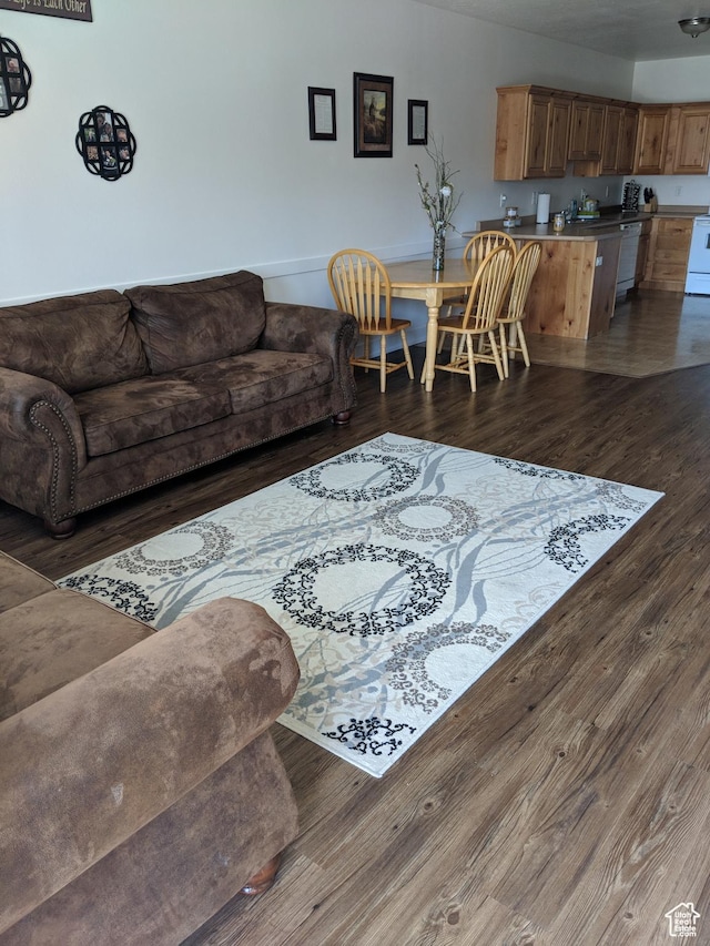 397 S State St Unit 33, Provo, UT 84606 - living area with wood finished floors