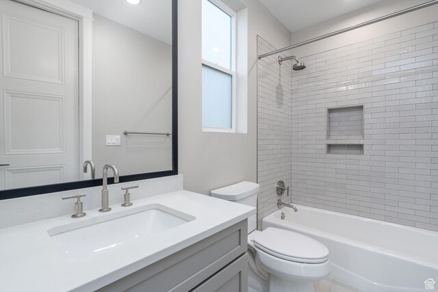 946 S Winter Ln S Unit 213, North Salt Lake, UT 84054 - full bathroom with toilet, bathtub / shower combination, and vanity