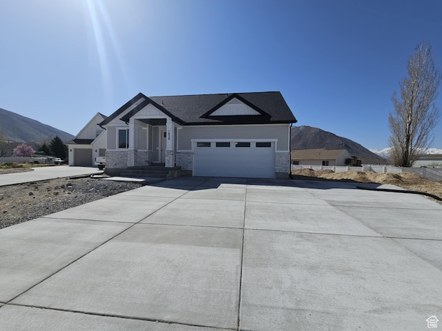 1628 S 3170 E, Spanish Fork, UT 84660 - single story home featuring a mountain view and concrete driveway