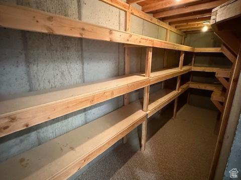 view of storage