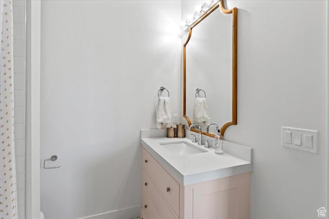 full bath featuring vanity