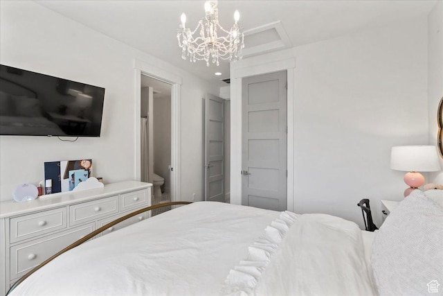 bedroom featuring ensuite bathroom