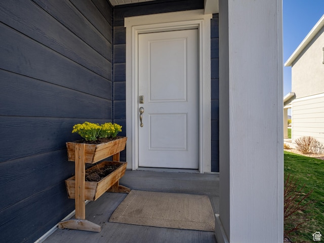 view of entrance to property