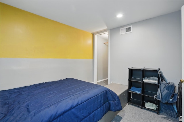 1148 E Kensington Ave, Salt Lake City, UT 84105 - carpeted bedroom featuring recessed lighting, visible vents, and baseboards