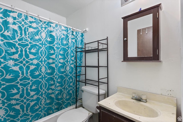 14 E Main St, Goshen, UT 84633 - full bath with a shower with shower curtain, vanity, and toilet