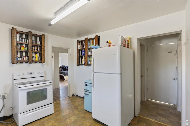 14 E Main St, Goshen, UT 84633 - kitchen with white appliances
